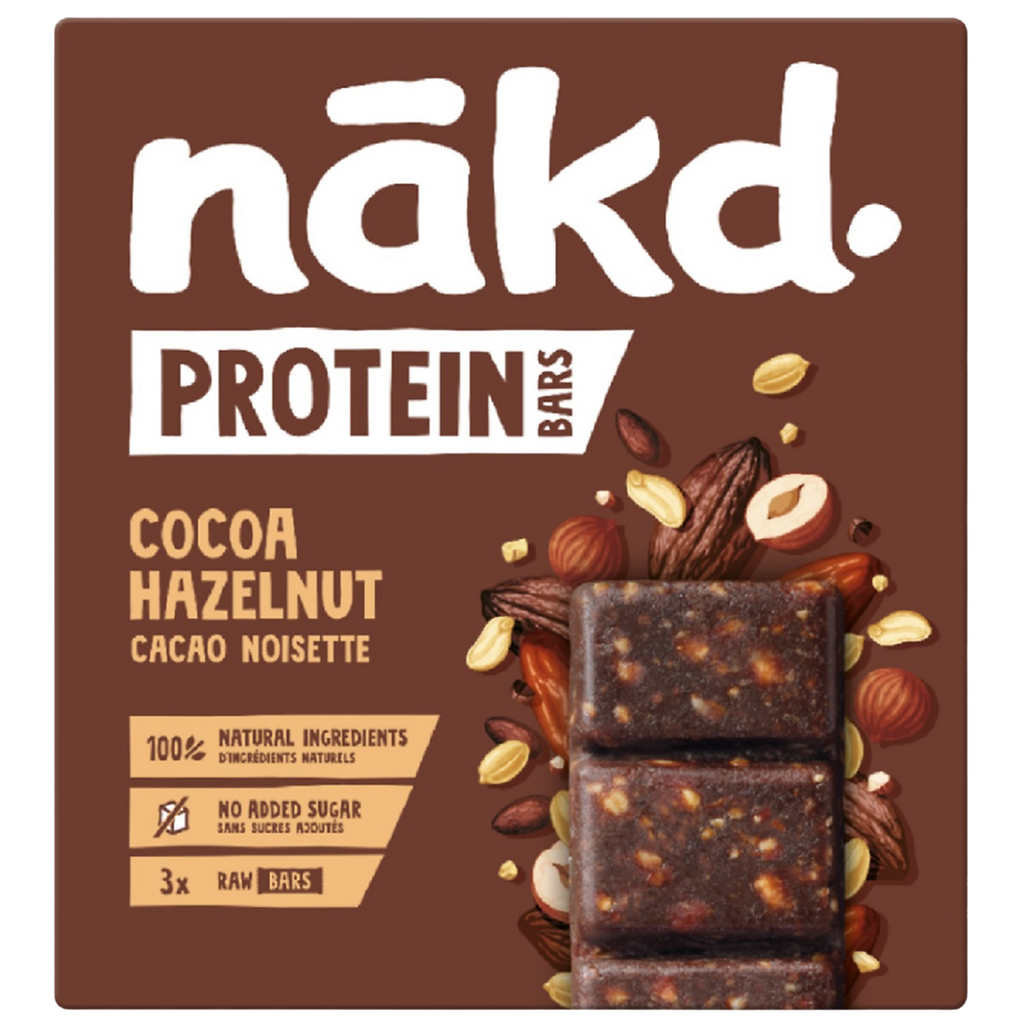 NAKD Barritas de dátiles y cacahuetes con avellanas y cacao 135 g