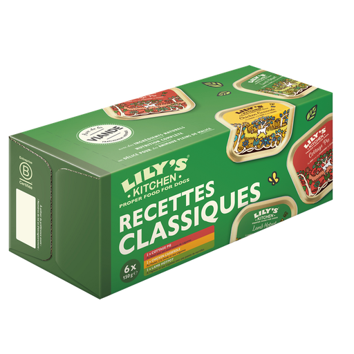 [5056273609292] LILY'S KITCHEN Recettes classiques repas complet pour chien adulte 6 x 150 g