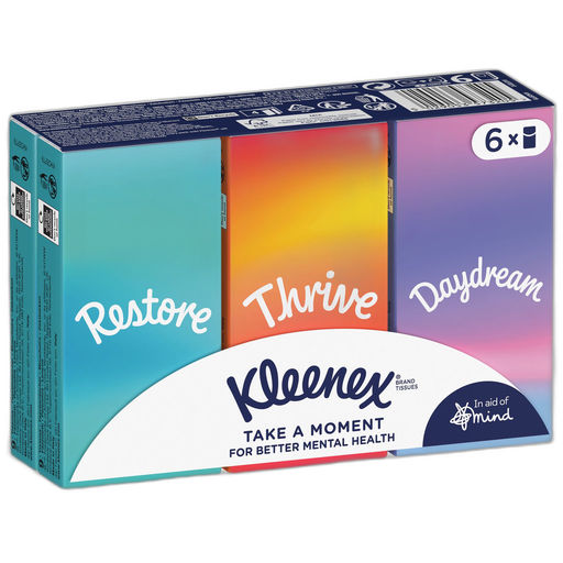 [5029053573205] KLEENEX Mouchoirs 3 épaisseurs 6 x 10 mouchoirs