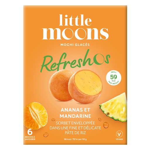 [5027324003376] LITTLE MOONS Mochis Refreshos Ananás Tangerina 192 g