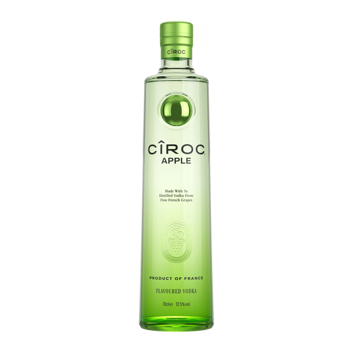[5010103938235] CIROC Apple Flavored Vodka 70 cl