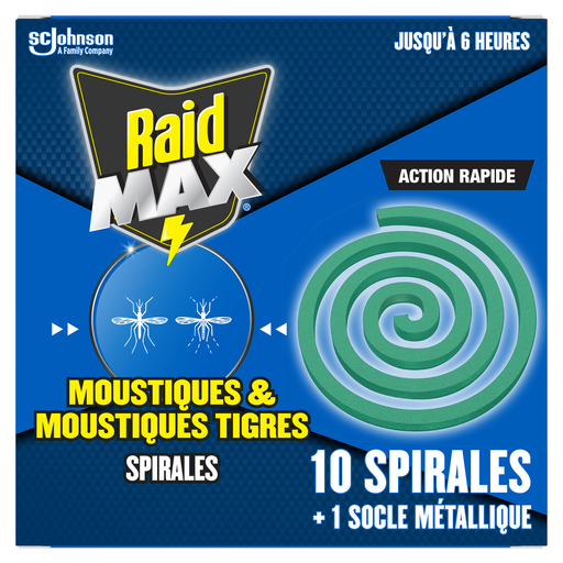 [5000204398946] RAID Anti-Mosquito Coils and Tiger Mosquitoes Outdoor Protection x10