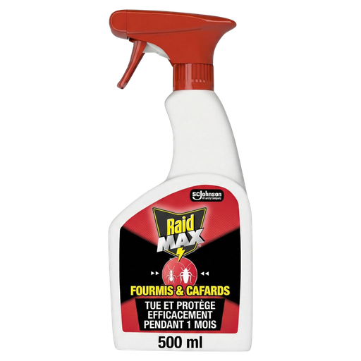 [5000204376487] RAID Insecticide Spray Anti-Ants and Anti-Cockroaches 500 ml
