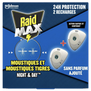 RAID Mosquito Repellent Night & Day Refills Fragrance Free 2 x 54 ml