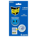 RAID Piège à mouches stickers fenêtre 6 pièces