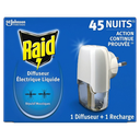RAID Electric Liquid Mosquito and Tiger Mosquito Repellent Diffuser 45 Nights 32 ml