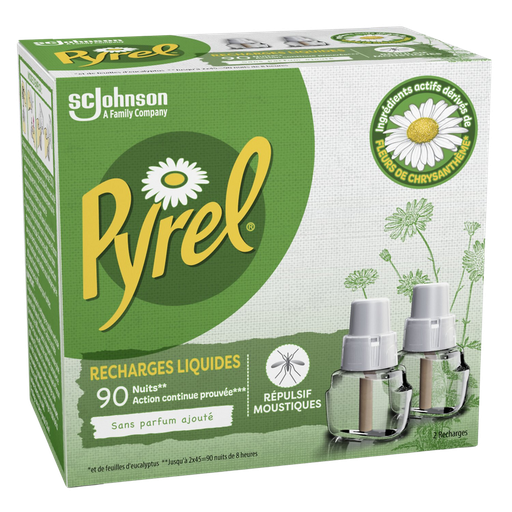 [5000204335026] PYREL Anti-Mosquito Liquid Refill Eucalyptus Scent, 2-pack