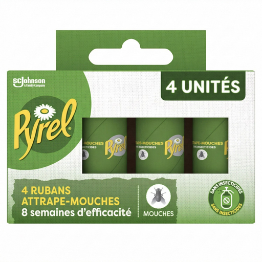 [5000204305357] PYREL Fly paper trap without insecticides 4 ribbons