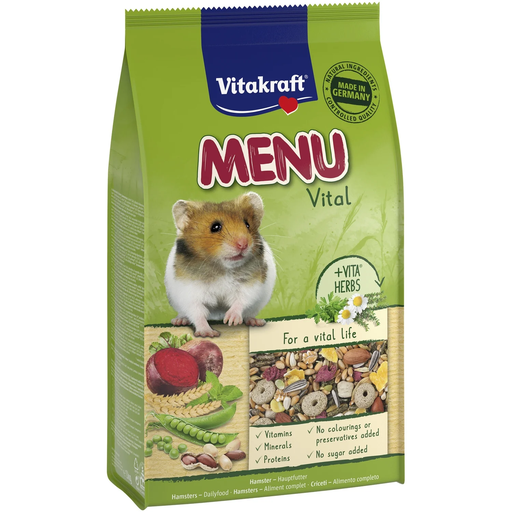 [4008239255846] VITAKRAFT Hamster Food Cereals And Vegetables Premium Menu Vital 1 kg