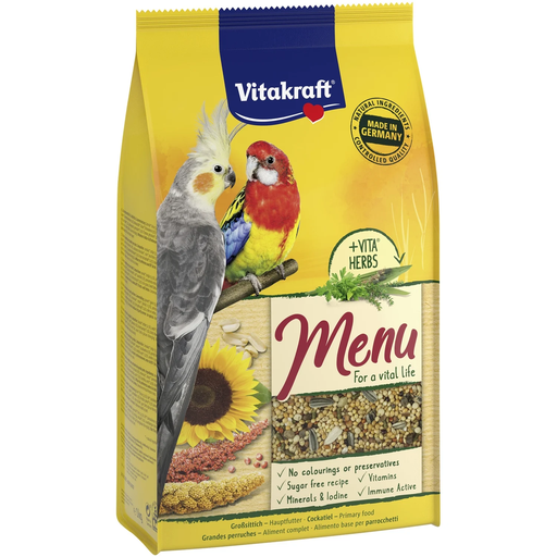 [4008239210036] VITAKRAFT Premium Seed Mix for Large Parakeets 1 kg