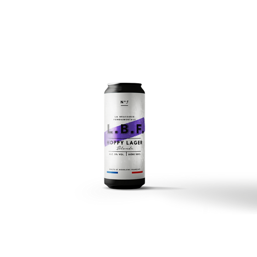 [3760363603184] L.B.F Hoppy Lager Blonde Beer 5%, 50 cl can
