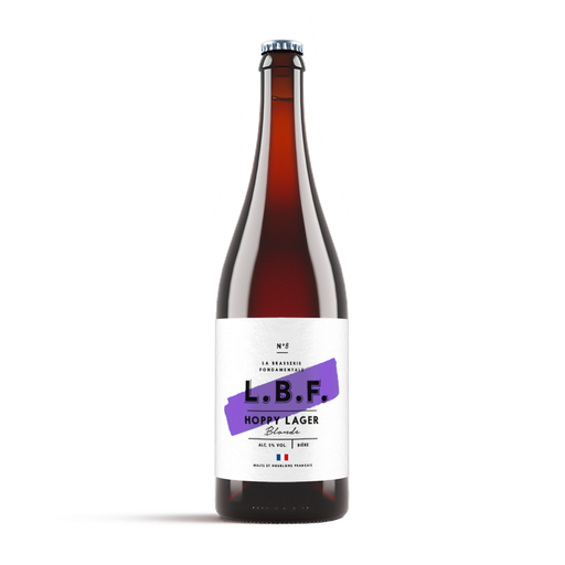 [3760363602583] LBF Bière Lager (Hoppy Lager) 5° 75 cl