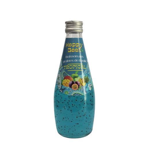[3760287010310] HAPPY BASIL Tropical Drink with seeds 0.29 L