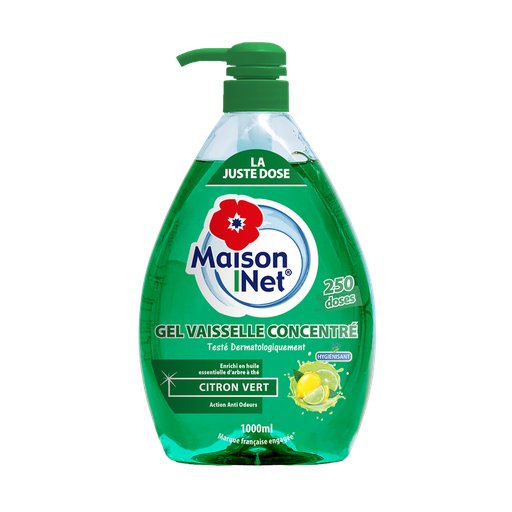 [3760216983494] MAISON NET Gel concentrado lavavajillas lima 1 L