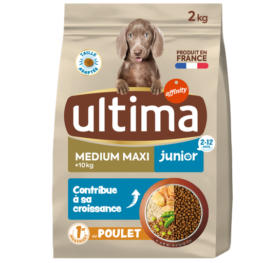 [3700260418382] ULTIMA Croquetas para perro Junior Medium-Maxi 2 kg