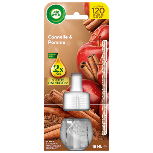 [3665468303321] AIR WICK Recarga para difusor elétrico Canela e Maçã 19 ml