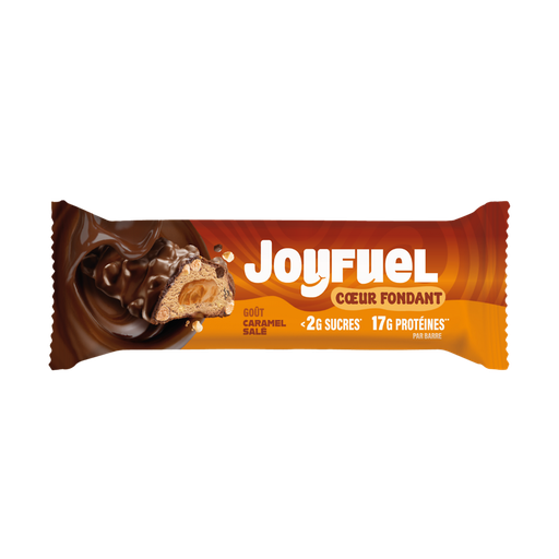 [3609200011907] JOYFUEL Barra Proteica Coração Fondant Caramelo Salgado 50 g