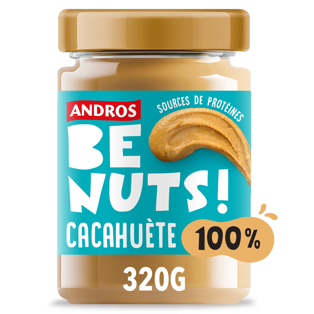 ANDROS be nuts! Peanut Spread 100% Peanut 320g
