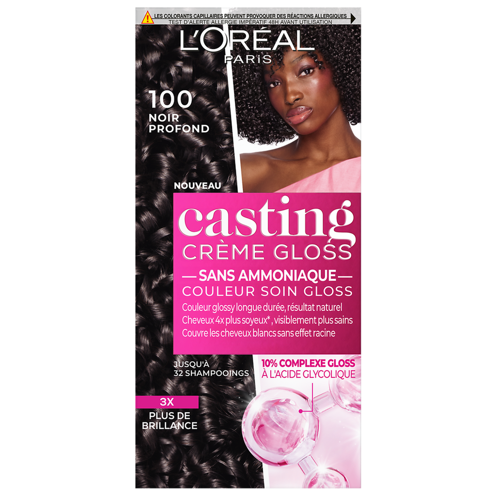 100 Black Creme Gloss Casting