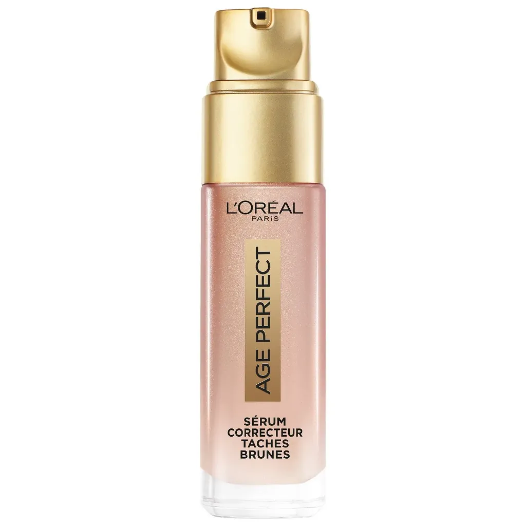 L'Oreal Paris Sérum Correcteur Anti-Taches Visage Peau Mature Golden Age Cellules Natives De Pivoine Et Niacinamide Flacon De 30Ml