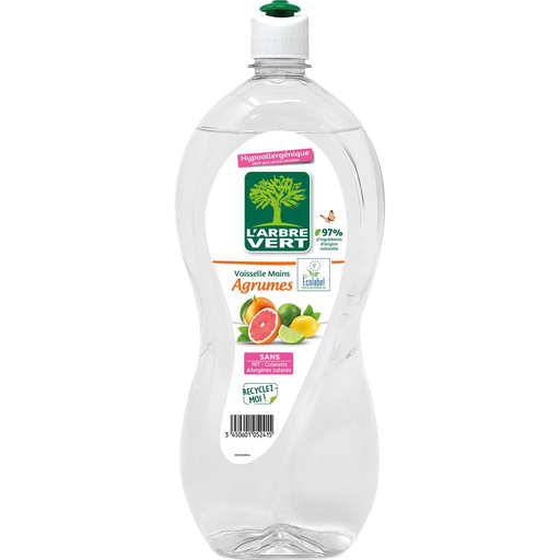 [3450601052415] L'ARBRE VERT Hypoallergenic Dishwashing Liquid Citrus 1.4 L