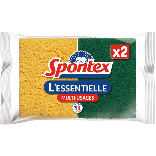 [3384120005006] SPONTEX Esponjas l'essentielle multiusos 2 esponjas