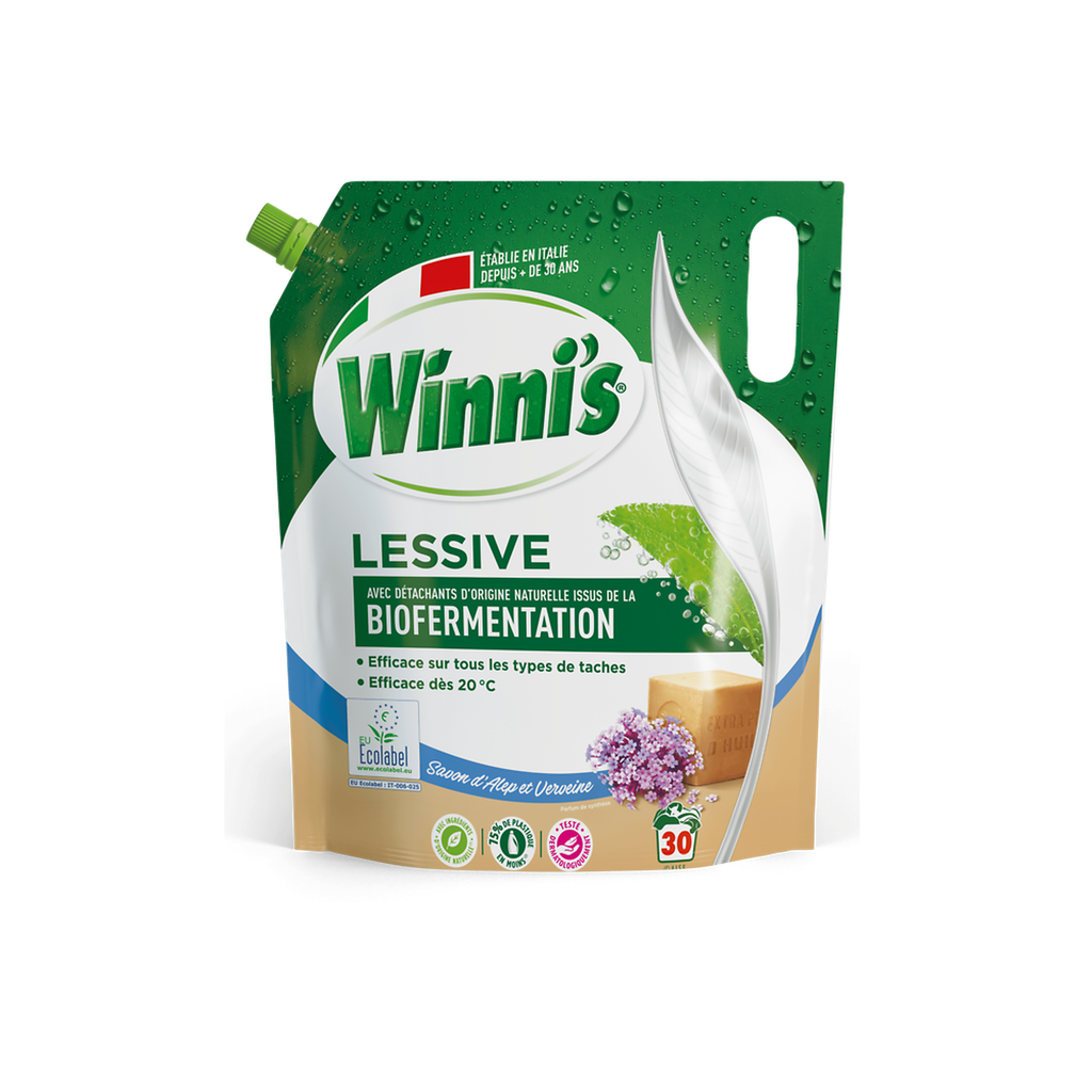 WINNI'S Detergente al jabón de Alepo y verbena eco ecolabel 1.350 ml