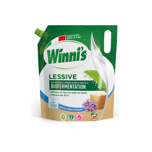 [3346020044073] WINNI'S Detergente al jabón de Alepo y verbena eco ecolabel 1.350 ml