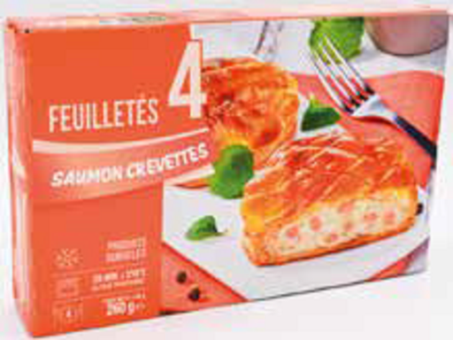[3325710007215] GINEYS 4 feuilletés saumon crevettes 260 g