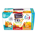 CHARLES & ALICE Fruit Trio apple pear/vanilla banana/strawberry mango/orange 12x100g