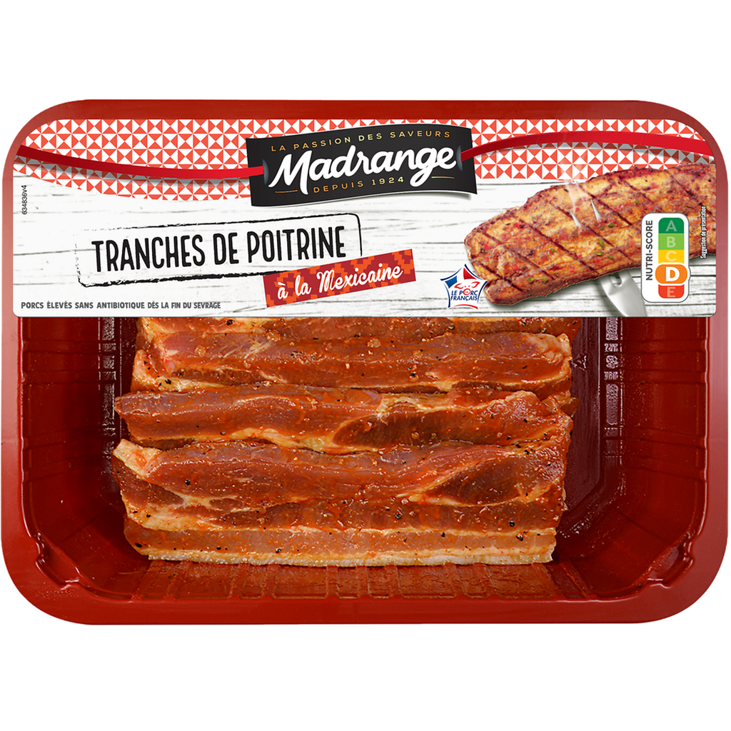 MADRANGE Mexican Marinated Pork Belly 375 g