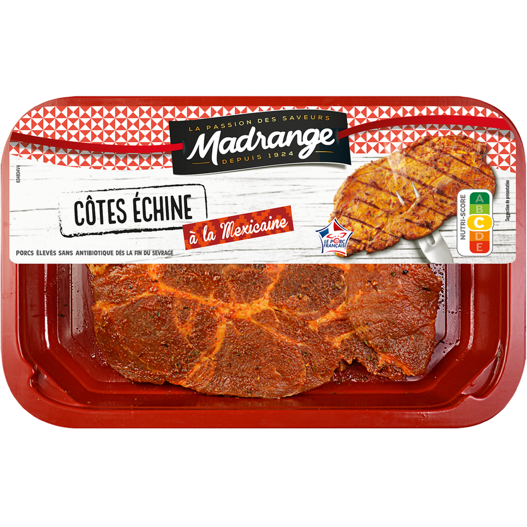 MADRANGE Mexican Marinated Pork Loin Chops 250g