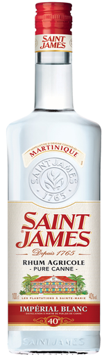 [3255537506045] SAINT JAMES Rum branco Agrícola Impérial 40° 75 cl