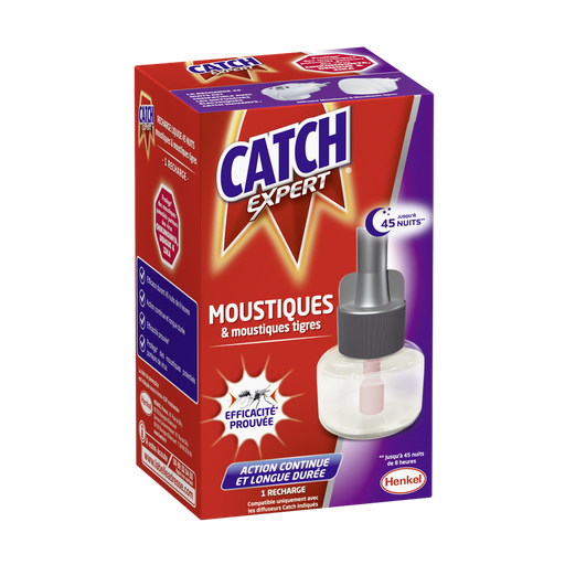[3178041359382] CATCH Expert Liquid refill for electric mosquito repellent diffuser 45 nights 1 refill