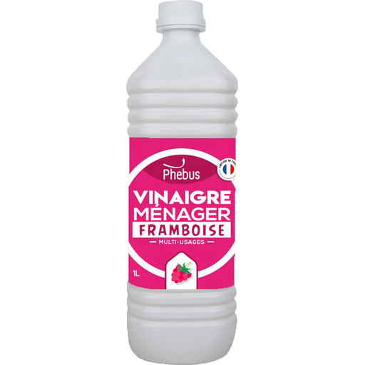 [3077313019903] PHEBUS Cleaning Vinegar Lemon 9.5° Raspberry Scent 1 L