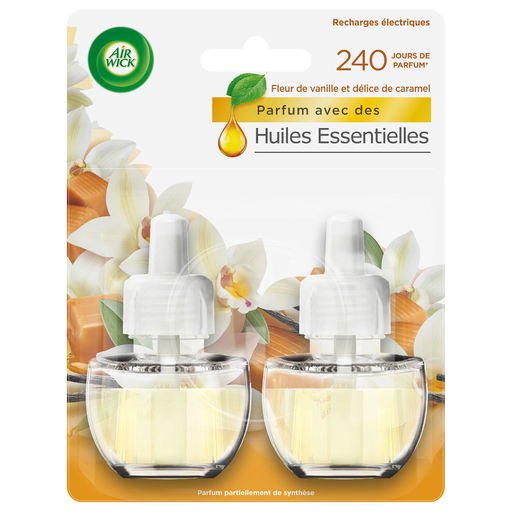 [3059943019799] AIR WICK Ambientador recarga flor baunilha/caramelo 2x19 ml