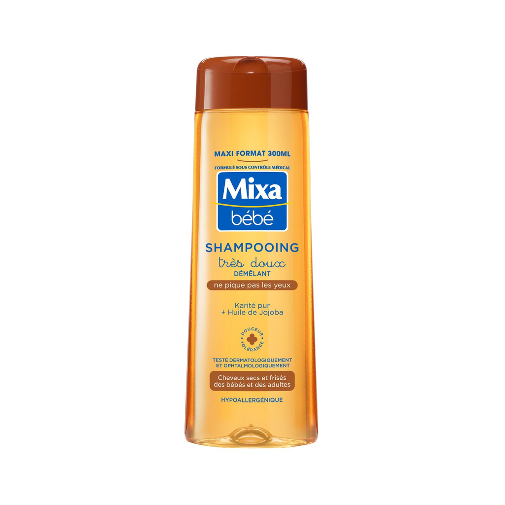 Mixa Bebe Shampoing Bébé Démêlant Cheveux Karité Très Doux Flacon De 300Ml