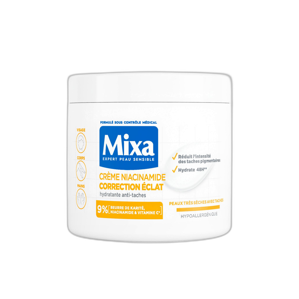 Mixa Crème Niacinamide Anti-Taches Vitamine C Pot De 400Ml
