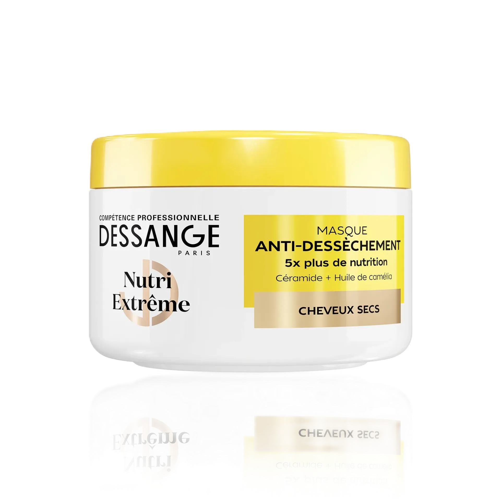 Dessange Masque Nutrition Intense Cheveux Très Secs Peptides Huile De Lin Gamme Nutri-Extrême Richesse Pot De 280Ml