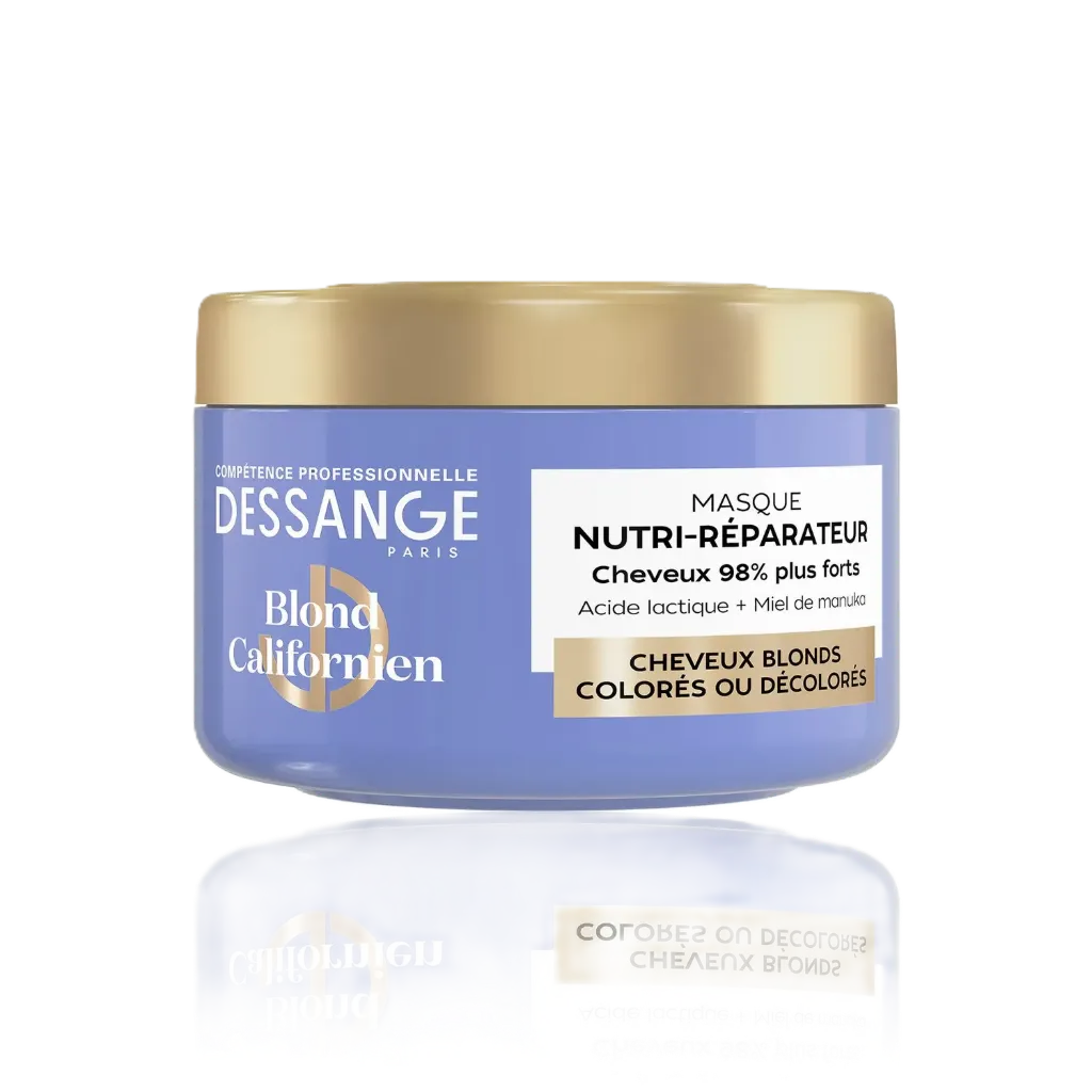 Dessange Masque Nutri Réparateur Pour Cheveux Blonds Californien Pot De 280Ml