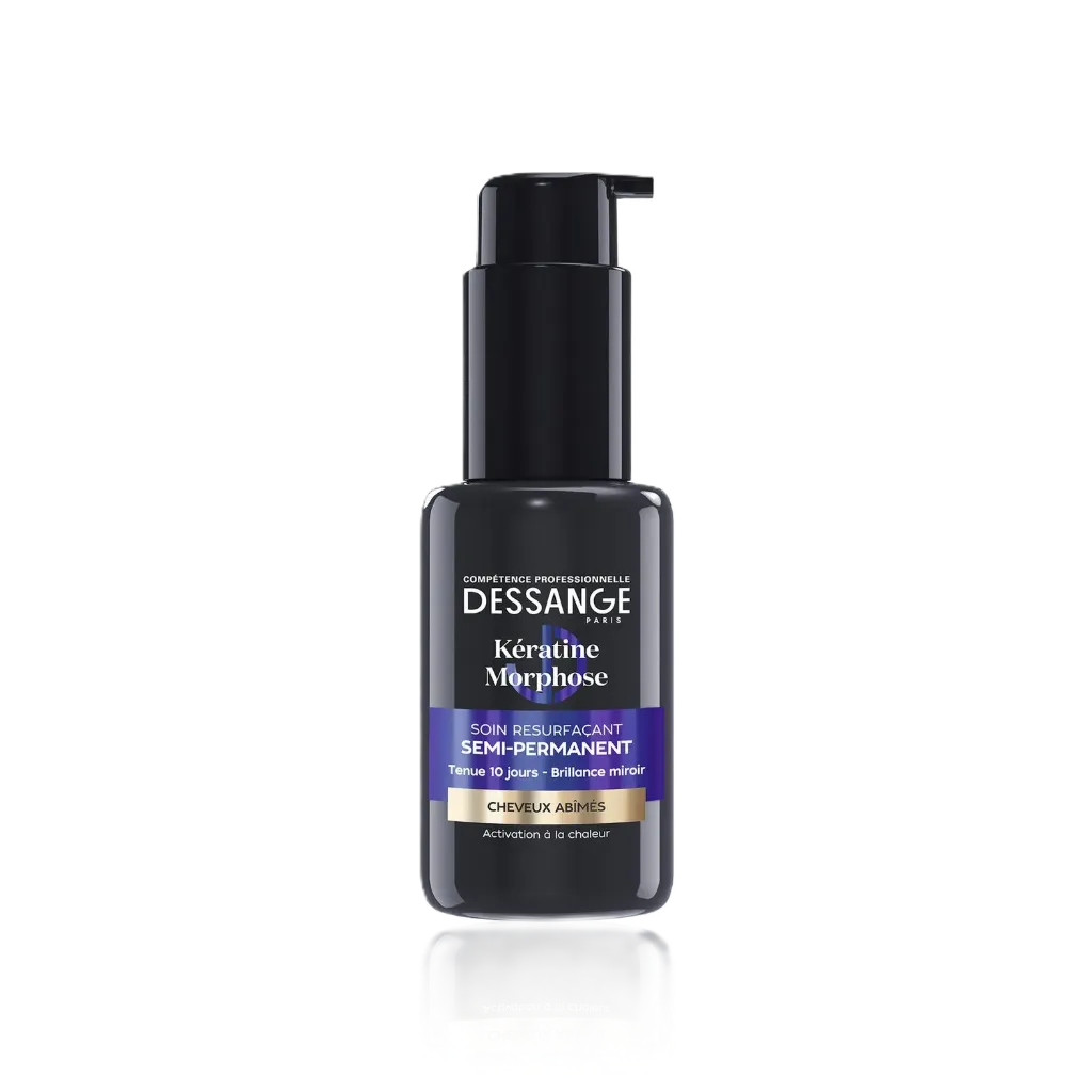 Dessange Soin Resurfaçant Semi-Permanent Kératine Cheveux Abîmés Flacon De 50Ml