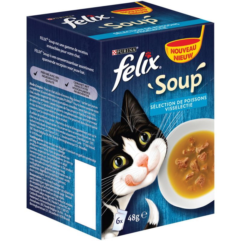 Felix Soup Fish Selection 8(6X48Gr)