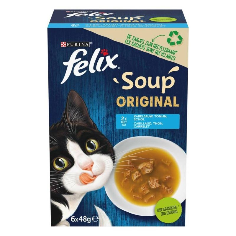 Felix Soup Strips Fish Selection 8(6X48Gr)