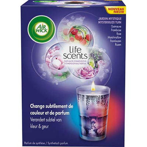[3059943023406] AIR WICK Bougie Multi Life Jardin