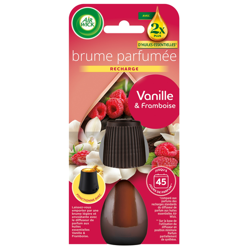 [3059943024557] AIR WICK Recarga Bruma Perfumada Baunilha e Framboesa 20 ml