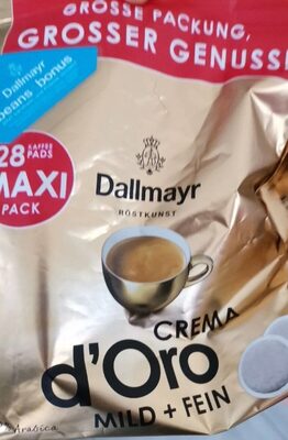 Dallmayr 28Pcs Crema D'Oro Senseo Pads /10