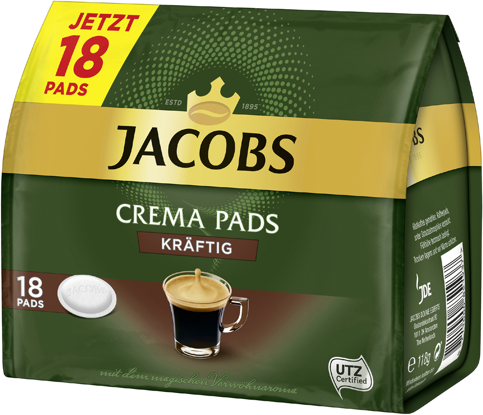 Jacobs 18Pcs Crema Kraftig Senseo Pads /5