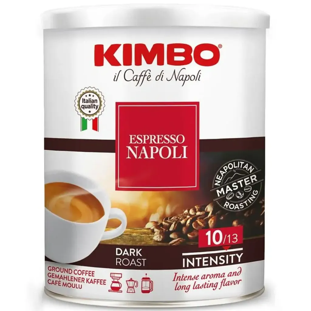 Kimbo 250G Espresso Napoli Tin - Ground /8