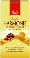 Melitta 500G Harmonie Entkofeiniert - Ground Decaff /12