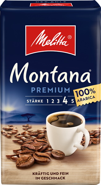 Melitta 500G Montana Premium 100% Arabica - Ground /12